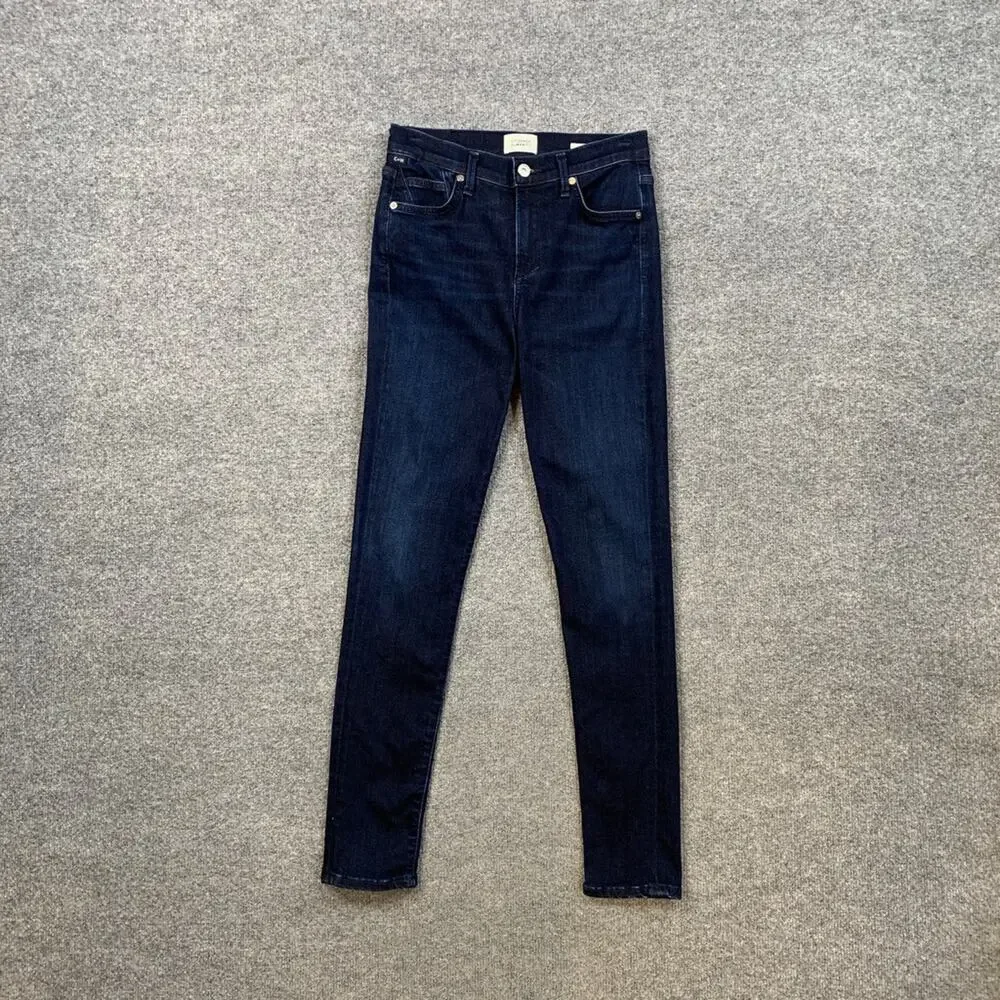 Citizens Of Humanity Jeans Womens 25 Blue Rocket‎ Ankle Super Skinny Mid Rise
